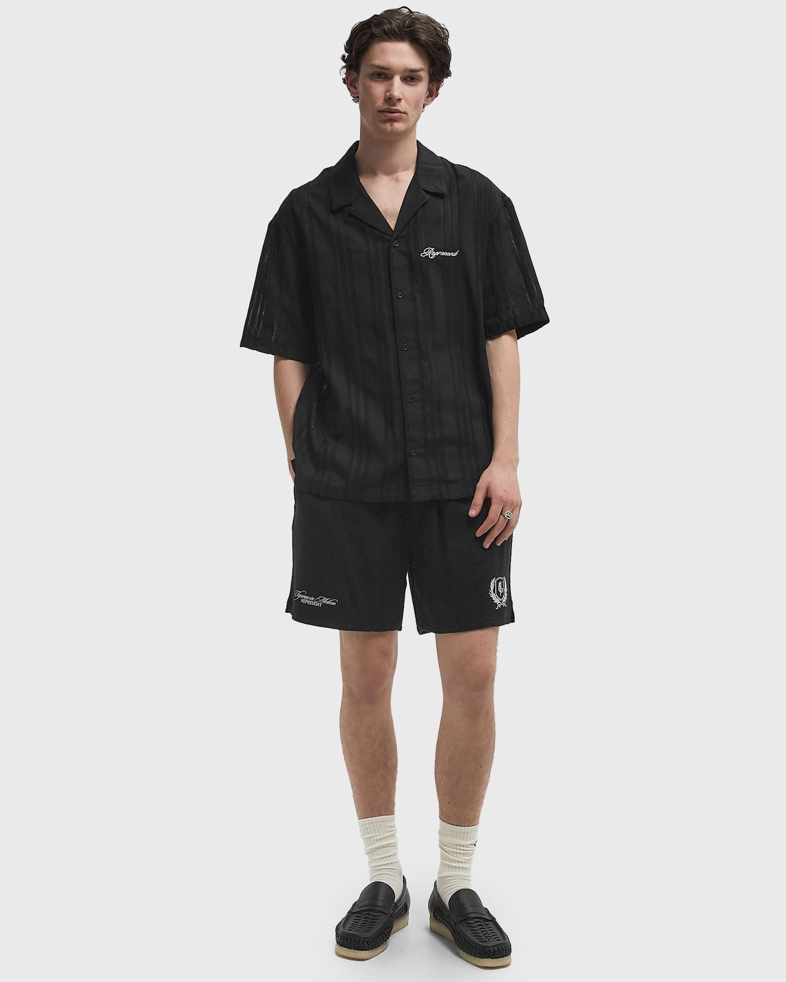 EMBROIDERED BOWLING SHIRT