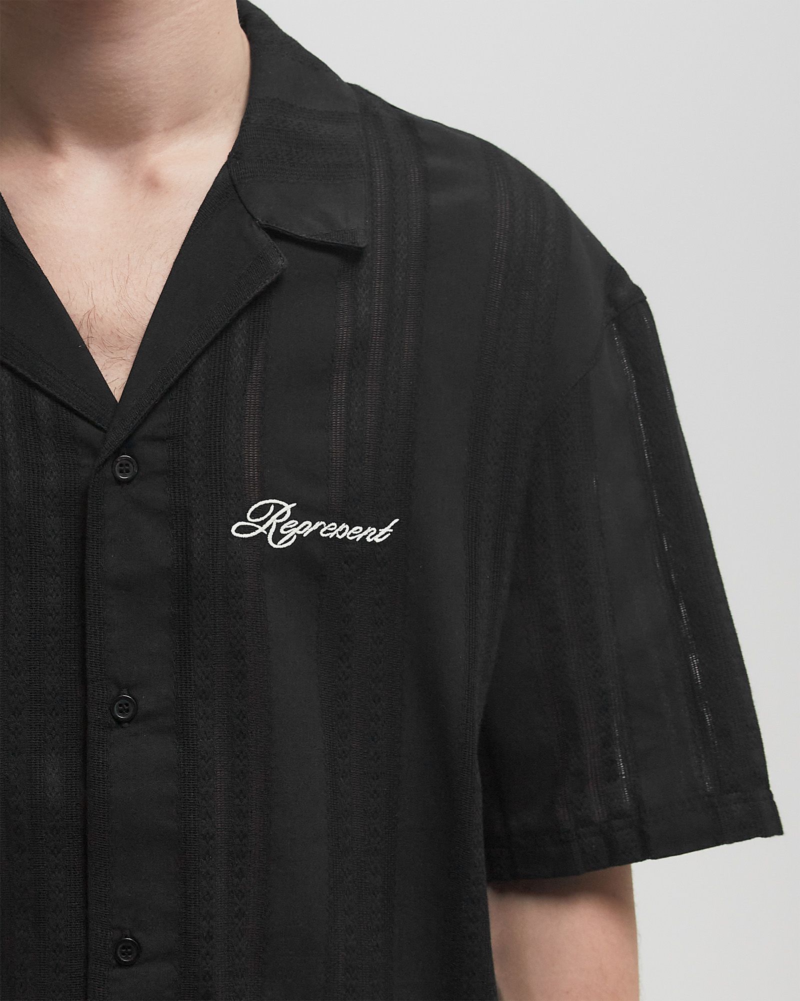 EMBROIDERED BOWLING SHIRT