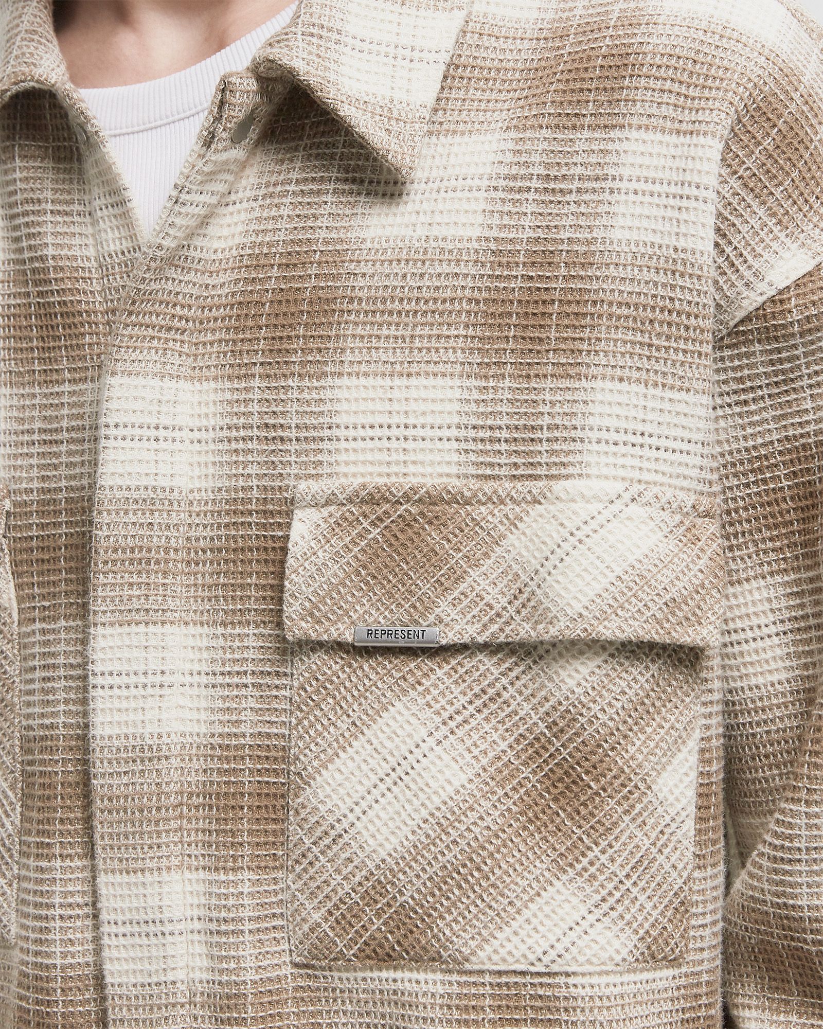 WAFFLE FLANNEL SHIRT