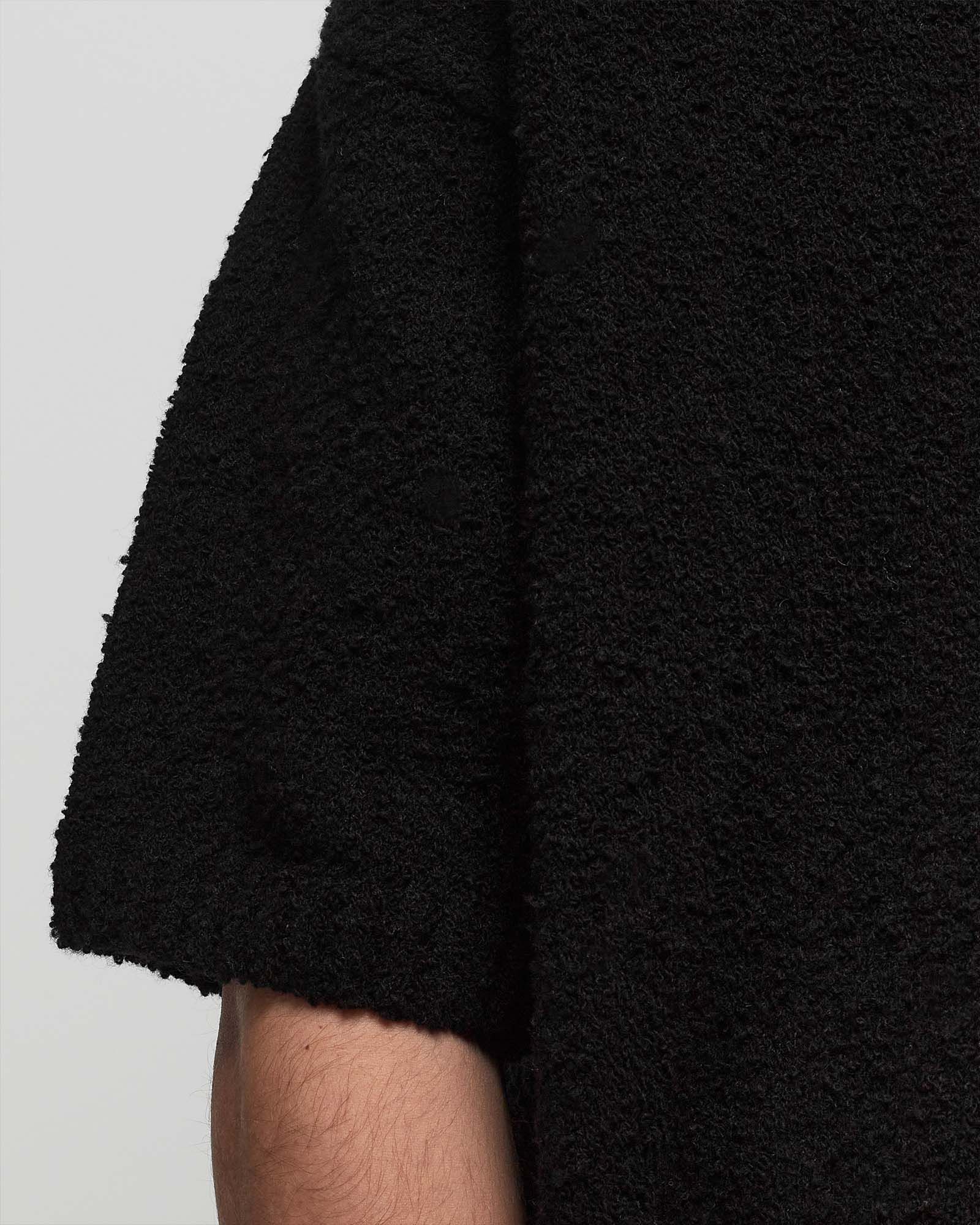 BOUCLE TEXTURED KNIT POLO