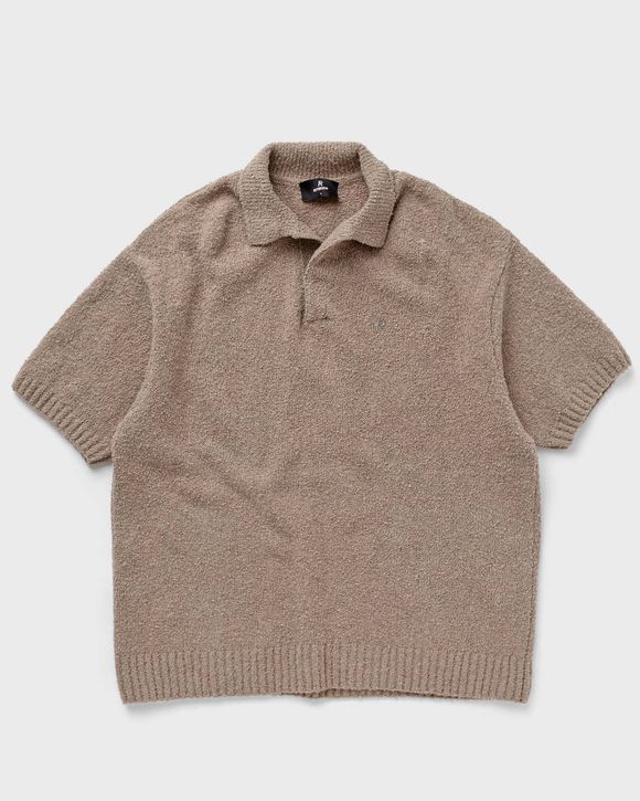 Logo Cotton Boucle Knit Polo