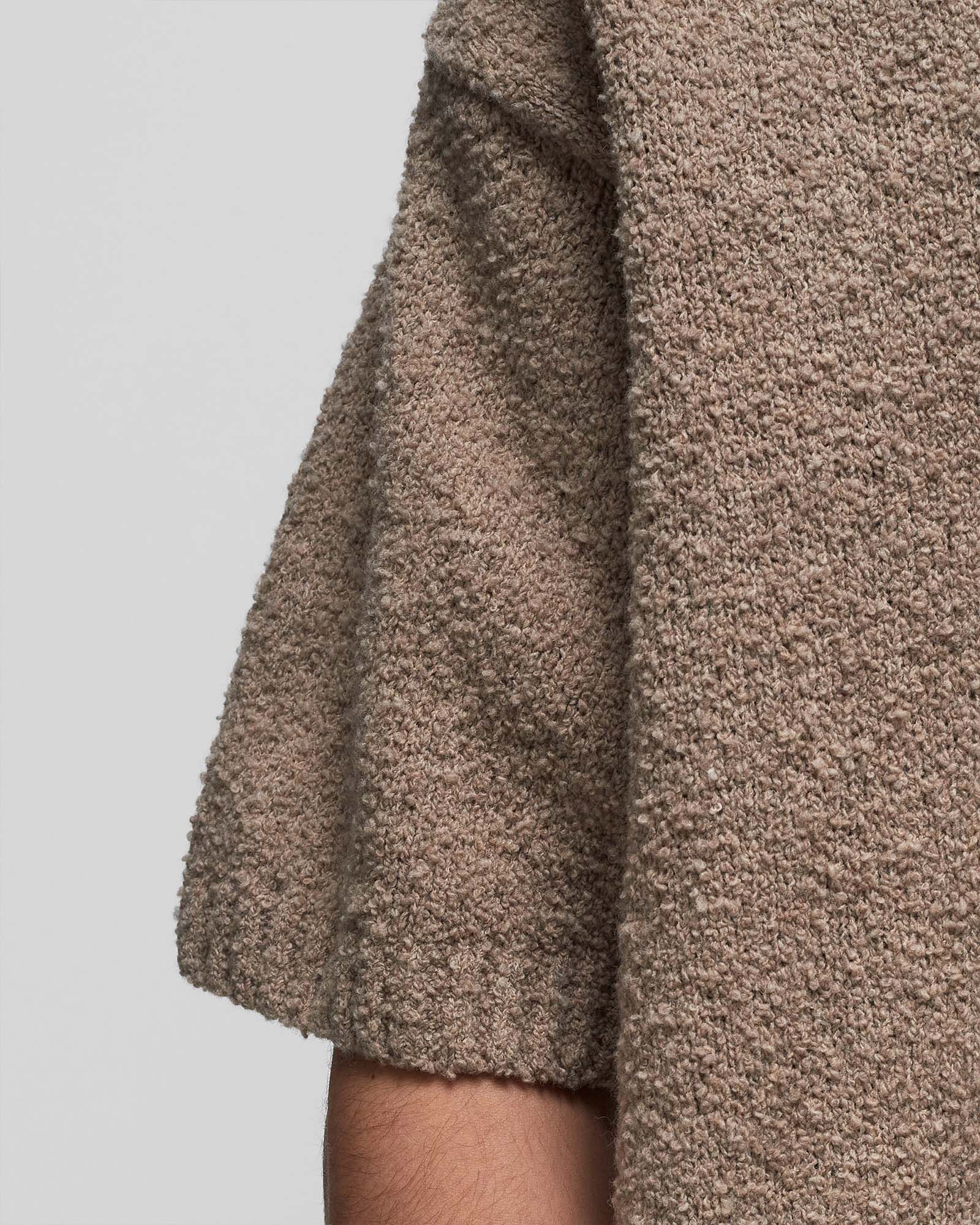 BOUCLE TEXTURED KNIT POLO