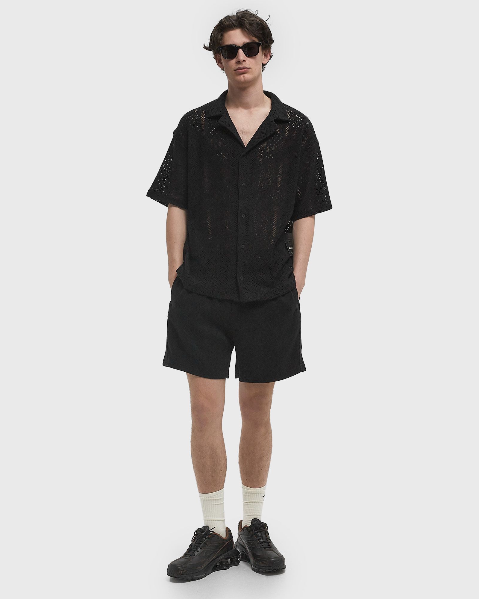 ALL OVER CROCHET SHIRT