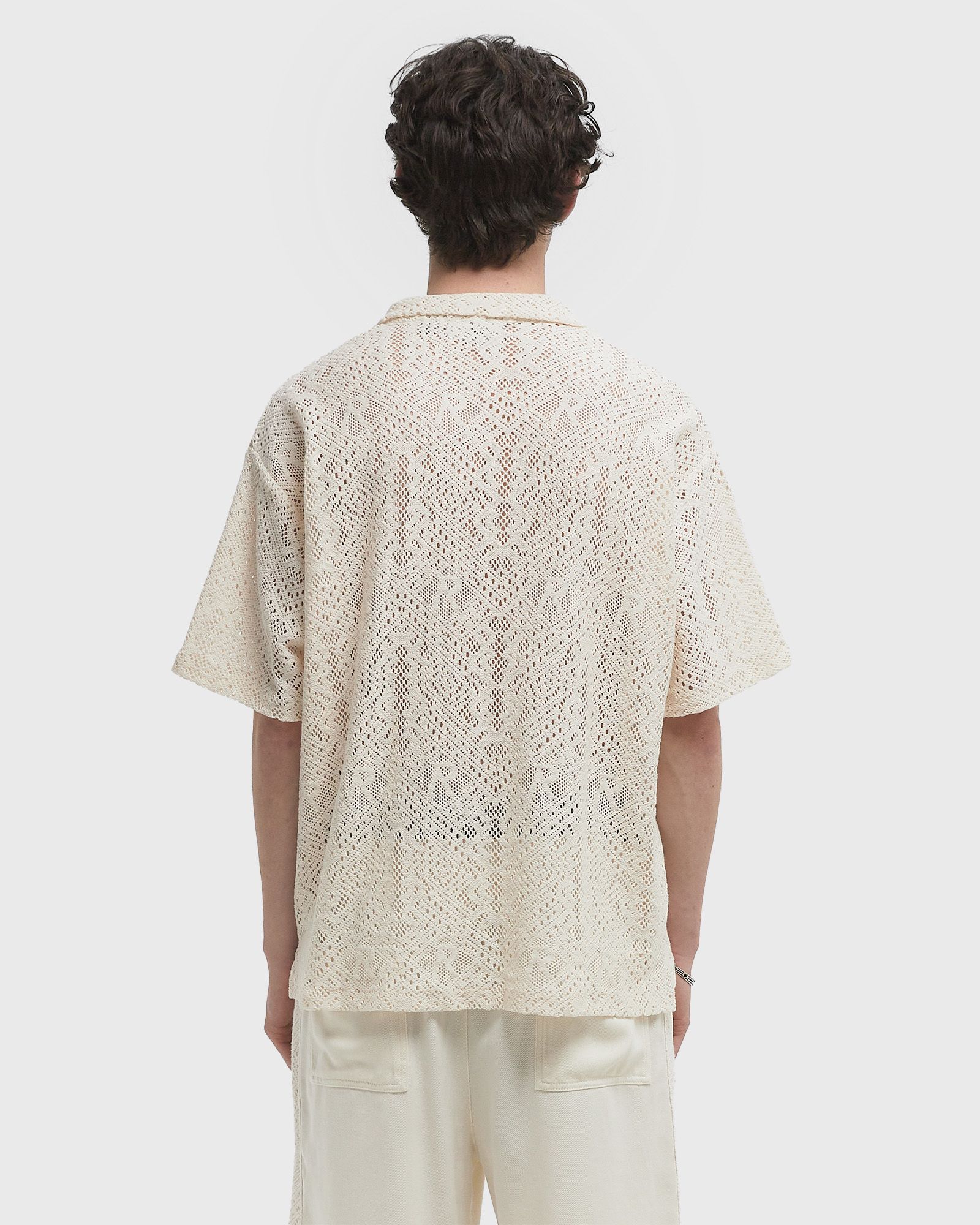 ALL OVER CROCHET SHIRT