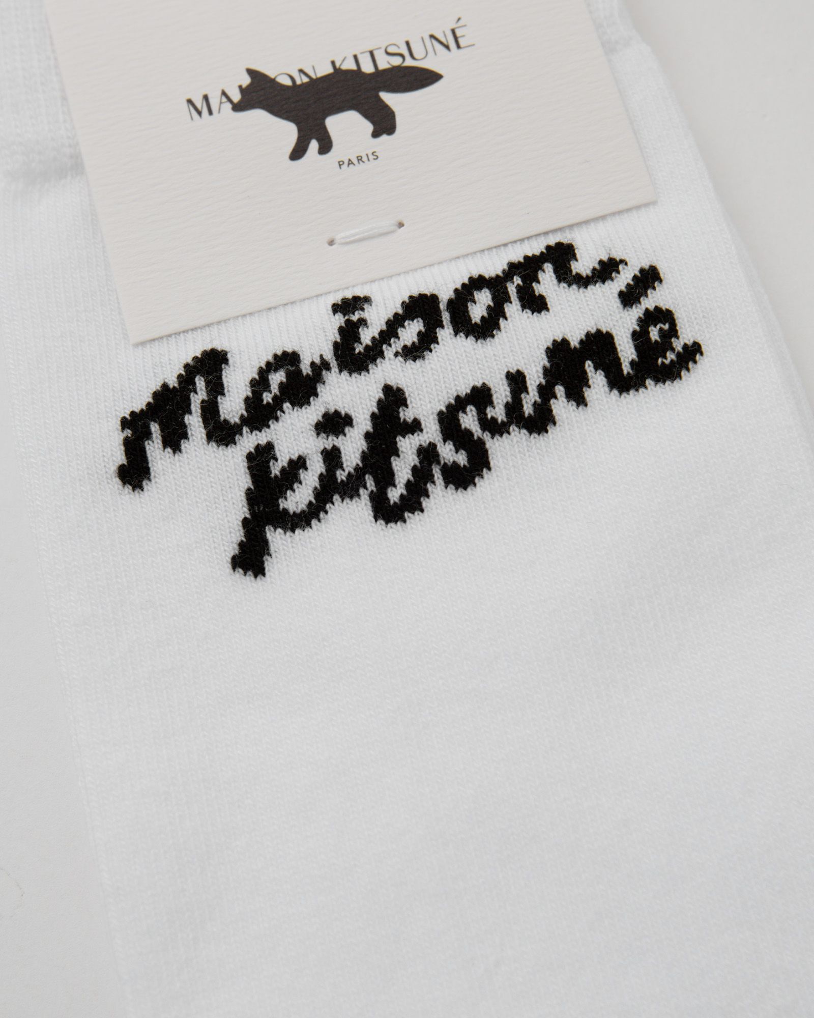 MAISON KITSUNE HANDWRITTING SOCKS