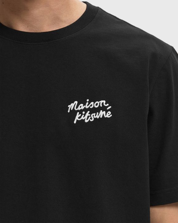 Maison Kitsune HANDWRITING COMFORT TEE Black | BSTN Store