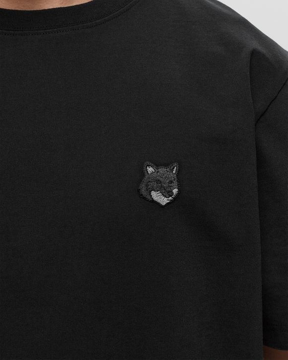 MAISON KITSUNE｜BOLD FOX HEAD PATCH Tシャツ MM00127KJ0118 MAISON KITSUNÉ Bold Fox Head Patch T-Shirt in Green | SVD