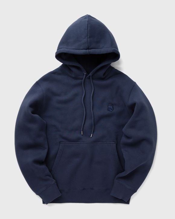 Maison Kitsune BOLD FOX HEAD PATCH COMFORT HOODIE INK BLUE Blue