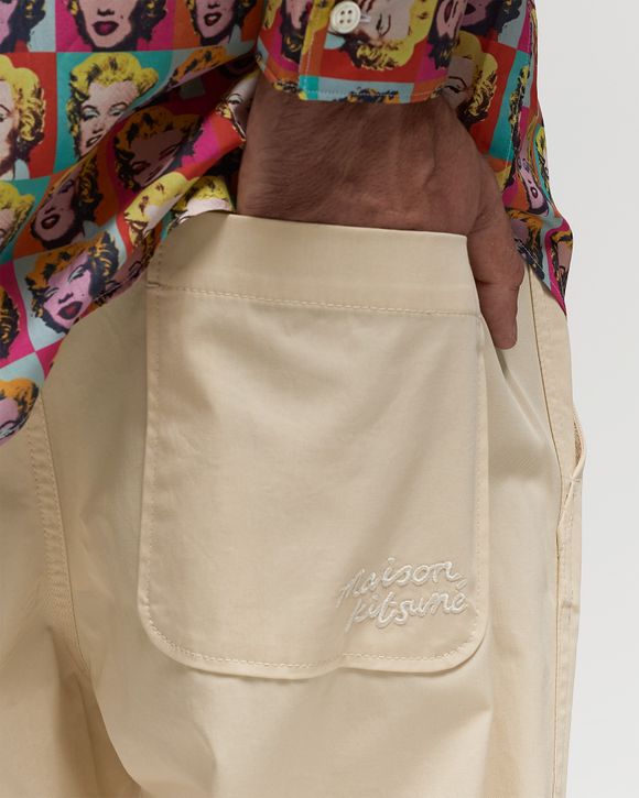 Maison Kitsune CASUAL PANTS Beige | BSTN Store