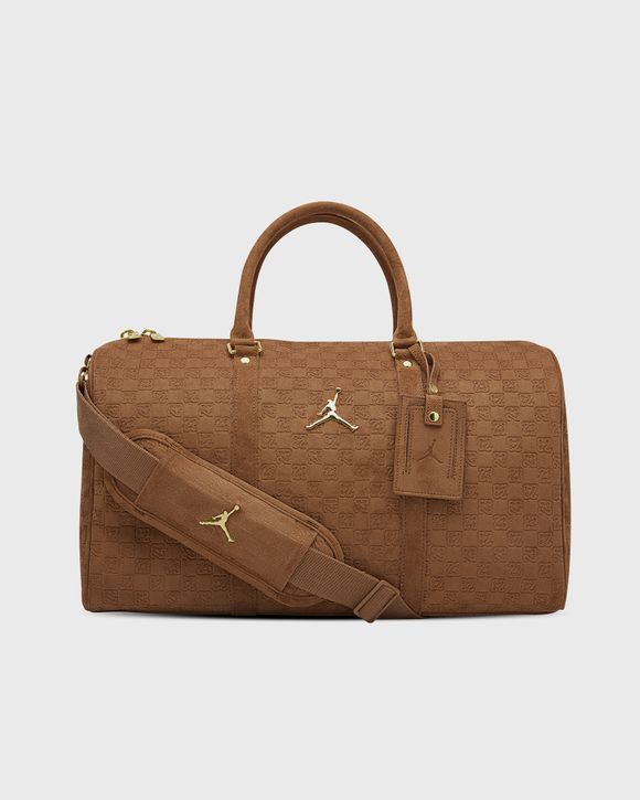 SUEDE MONOGRAM DUFFLE M