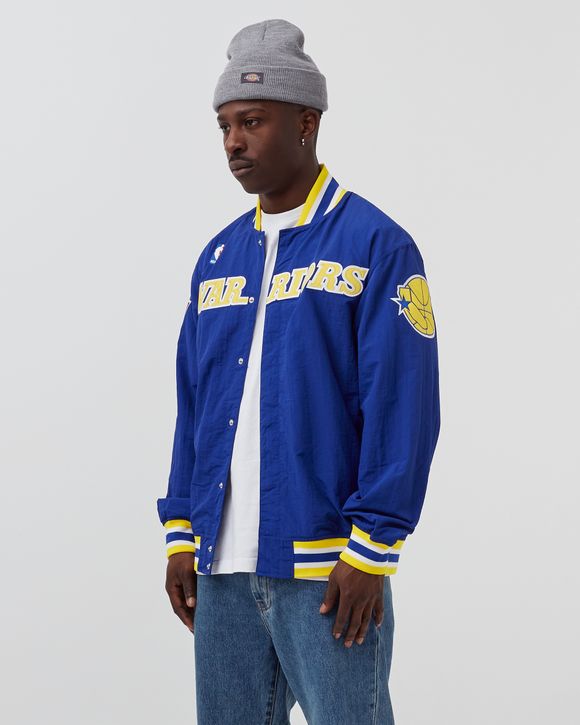 NBA Golden State Warriors Hardwood Classic 1996-1997 Mitchell & Ness Mens  blue AUTHENTIC WARM UP Jacket