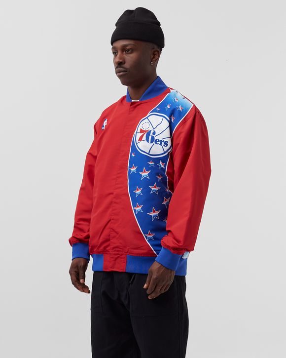 Sixers warm clearance up jacket nike