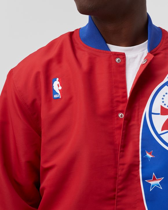 Mitchell & Ness Hardwood Classics 1997 NBA All-Star Weekend Satin  Full-Button Jacket - Black