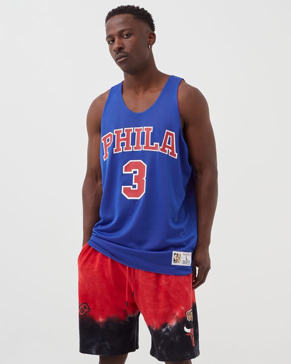 Mitchell & Ness Reversible Tank Update Philadelphia 76ers Allen Iverson  Blue - ROYAL / RED