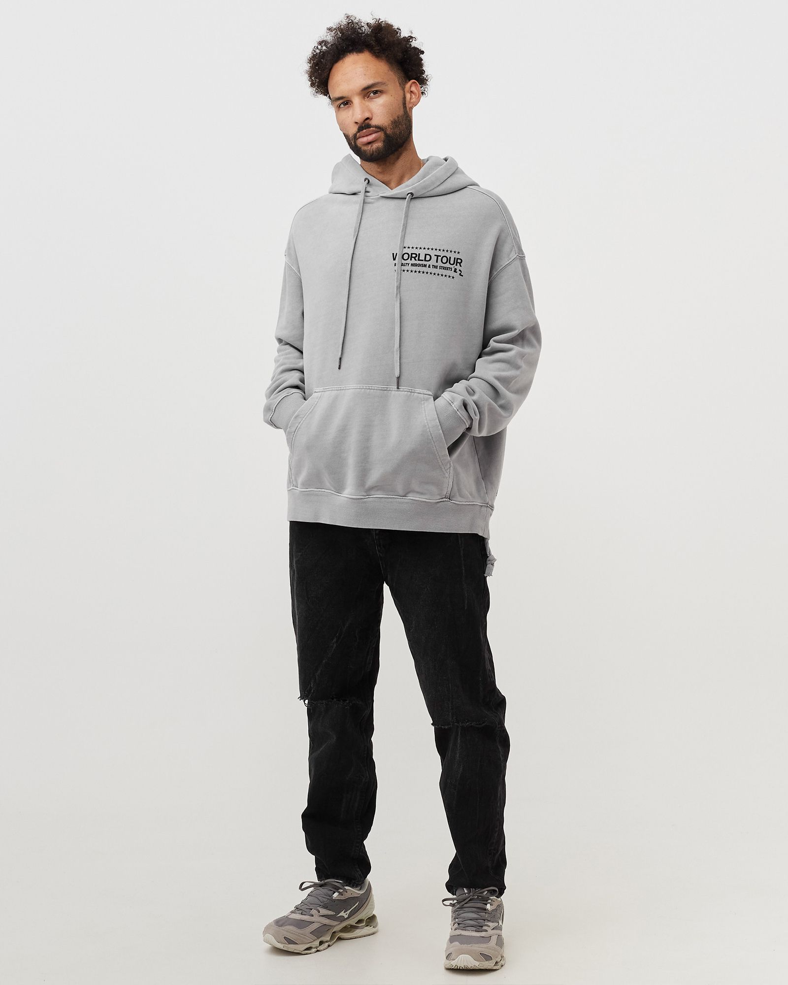 paste up biggie hoodie moon