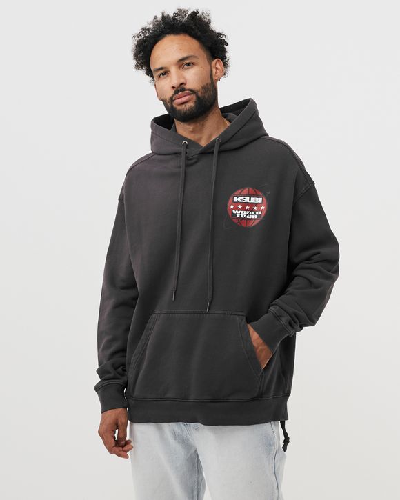KSUBI Hit List Biggie フーディ パーカー faded Black 送料込み Baddies Biggie Oversized Hoodie - Faded Black | Ksubi ++
