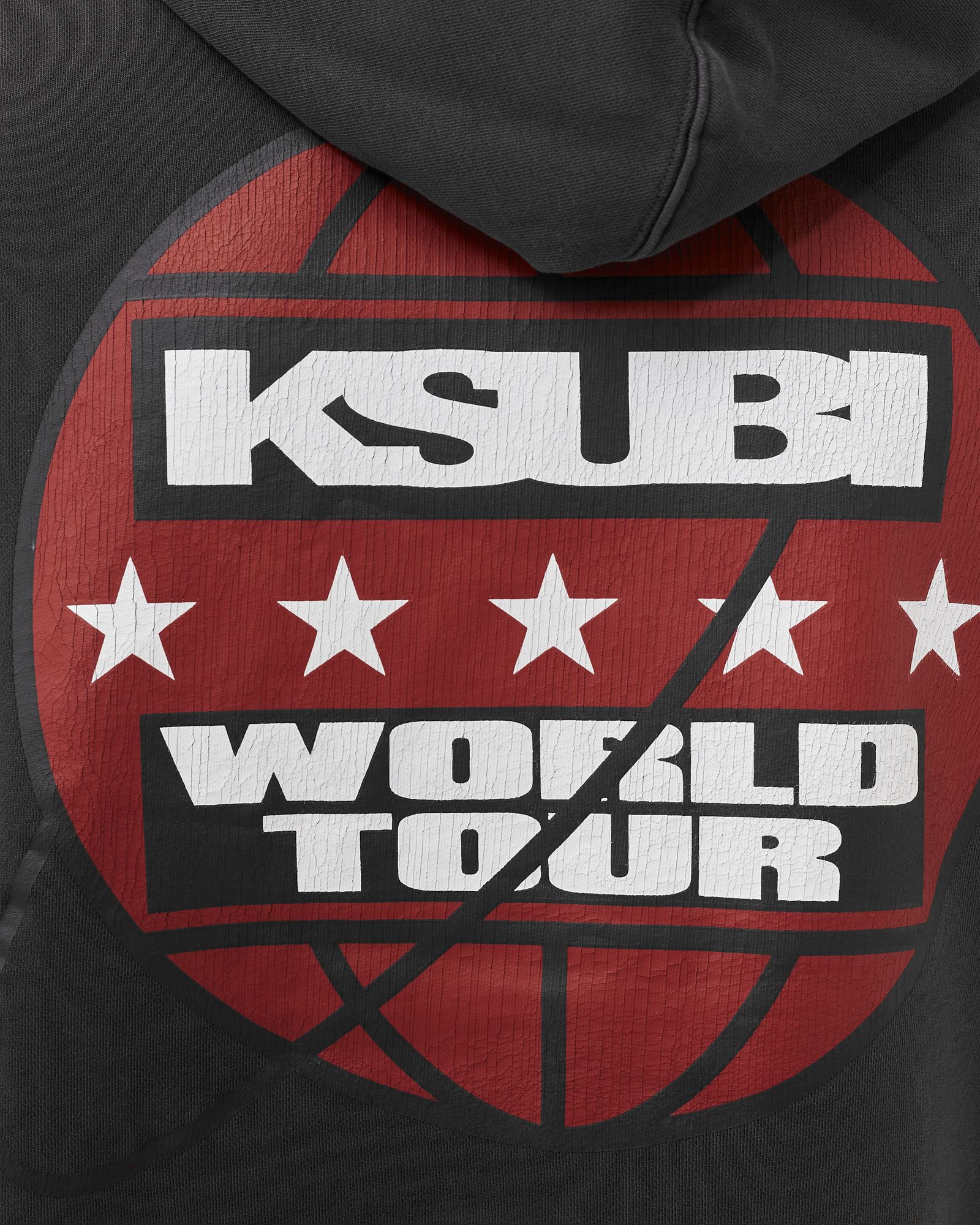 tour biggie hoodie faded black