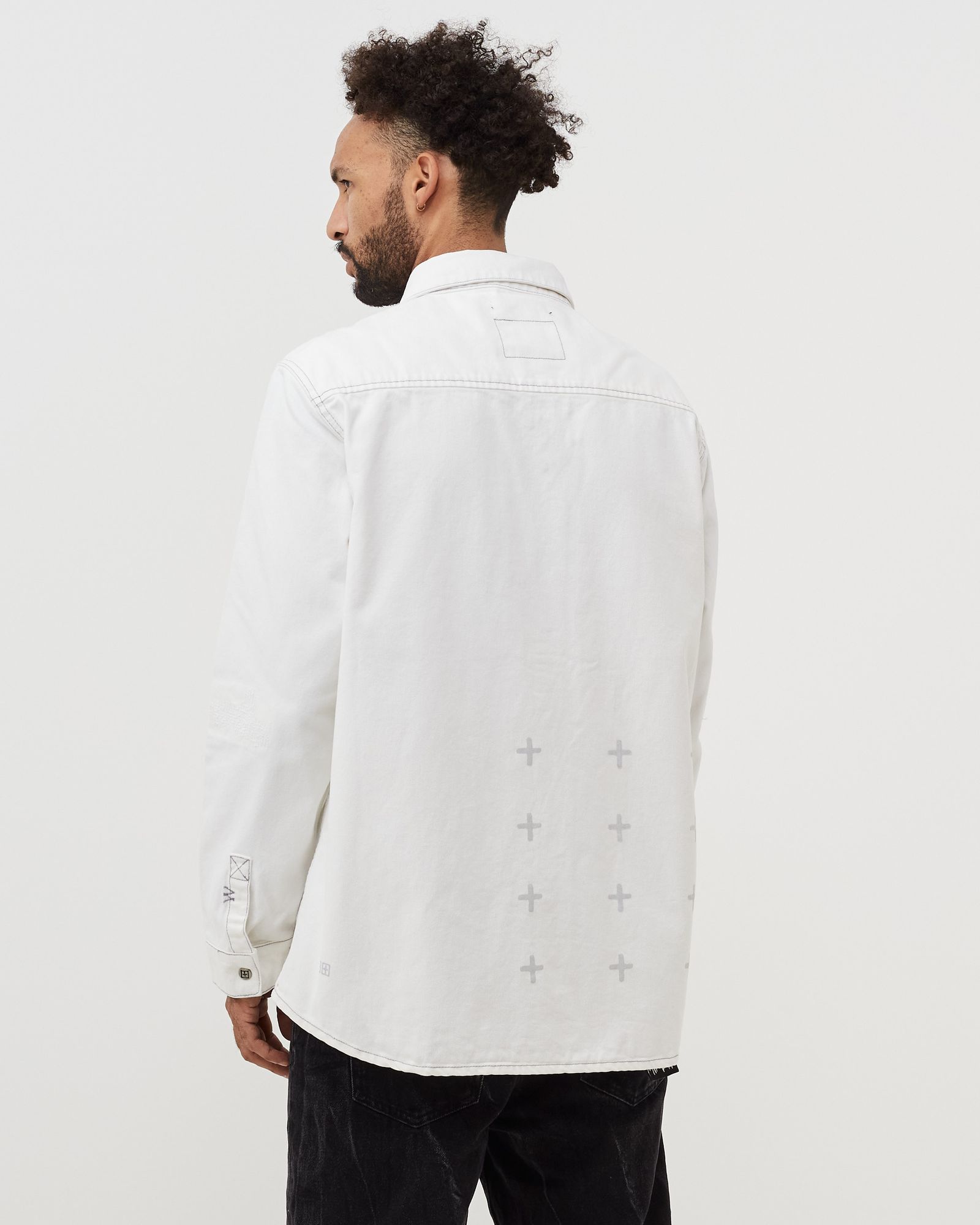 snakebite shirt ivory