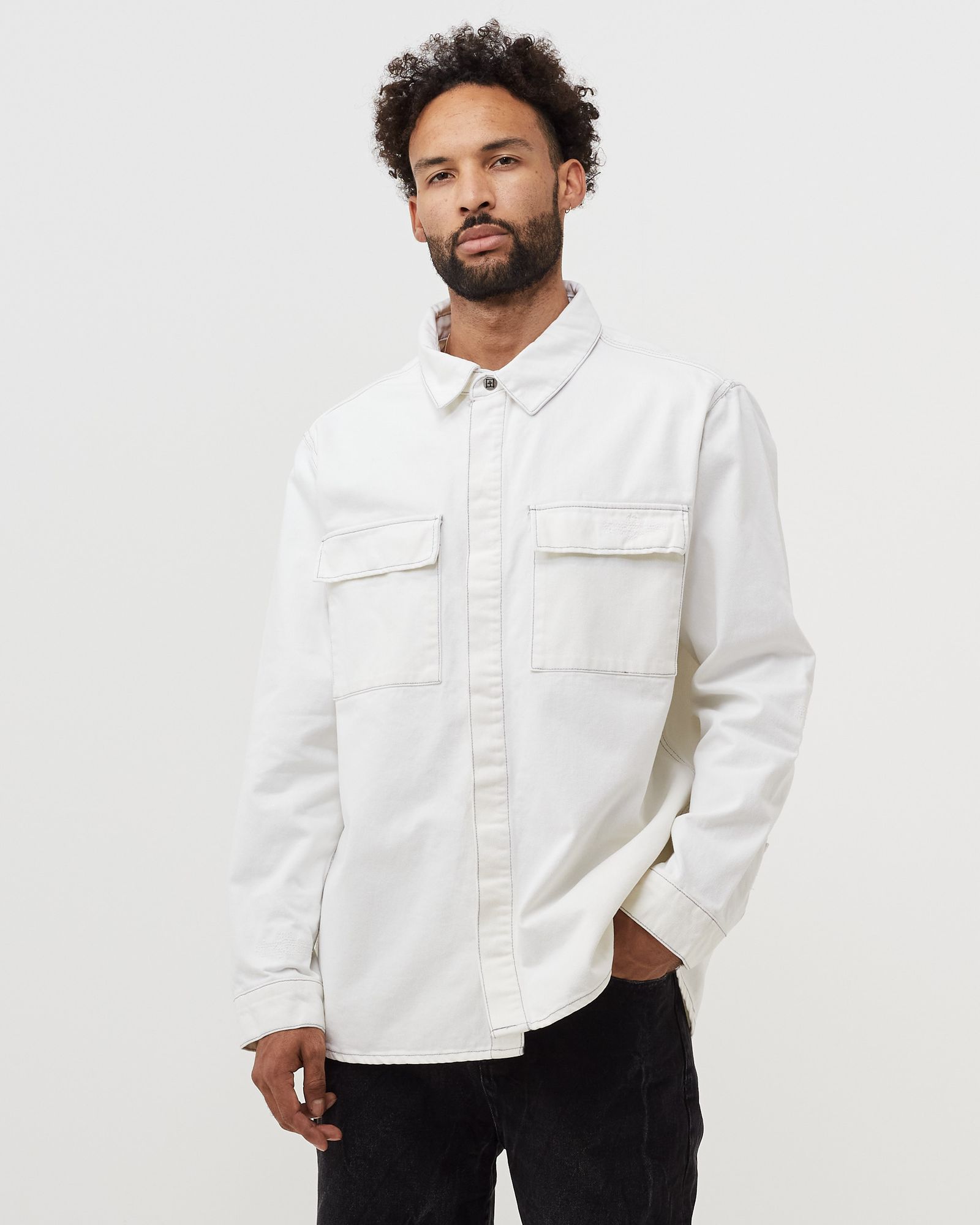 snakebite shirt ivory