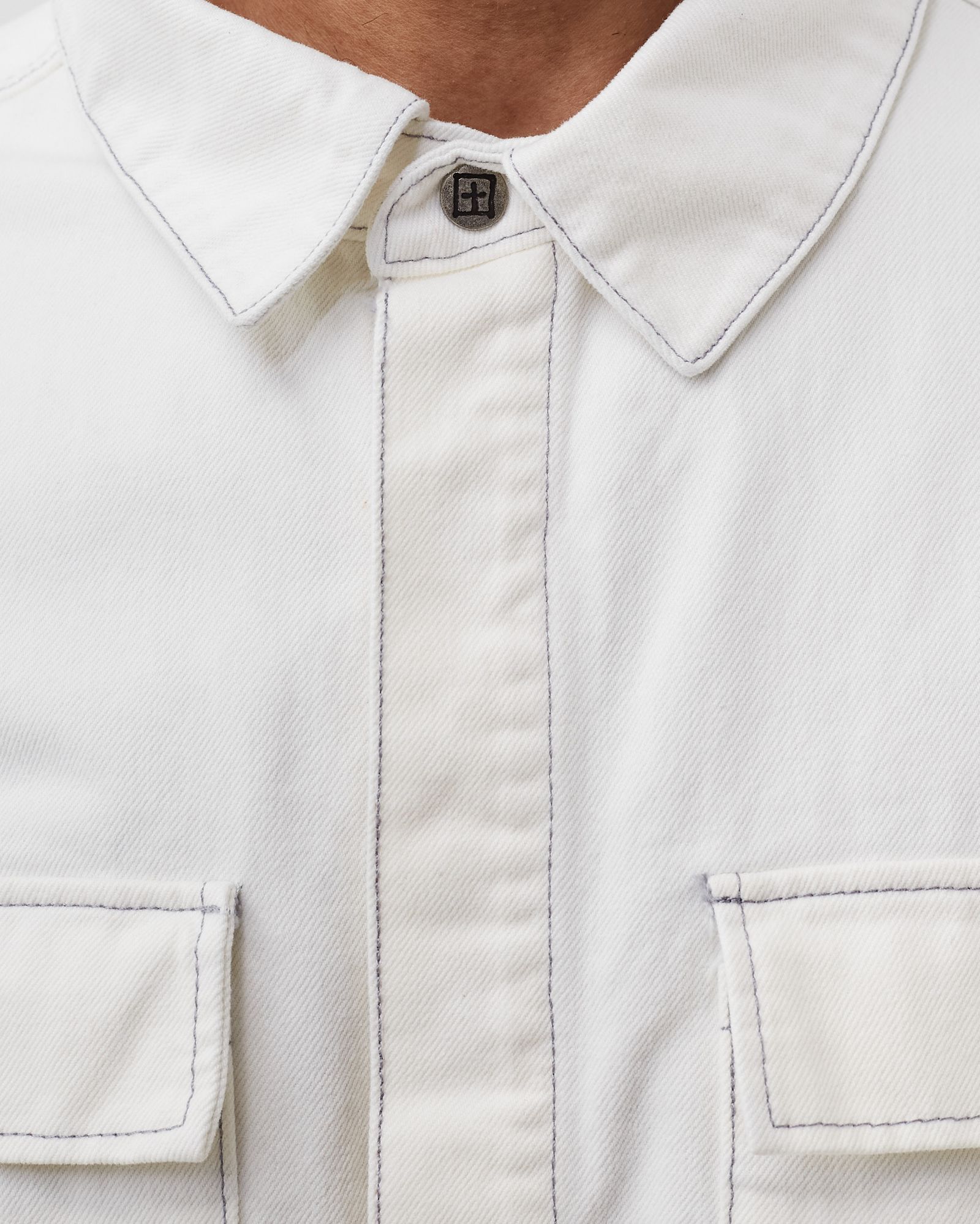 snakebite shirt ivory