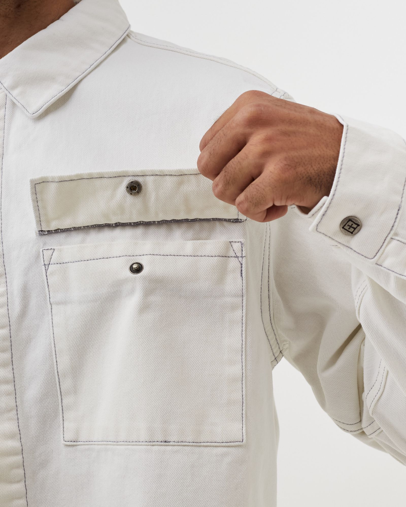 snakebite shirt ivory