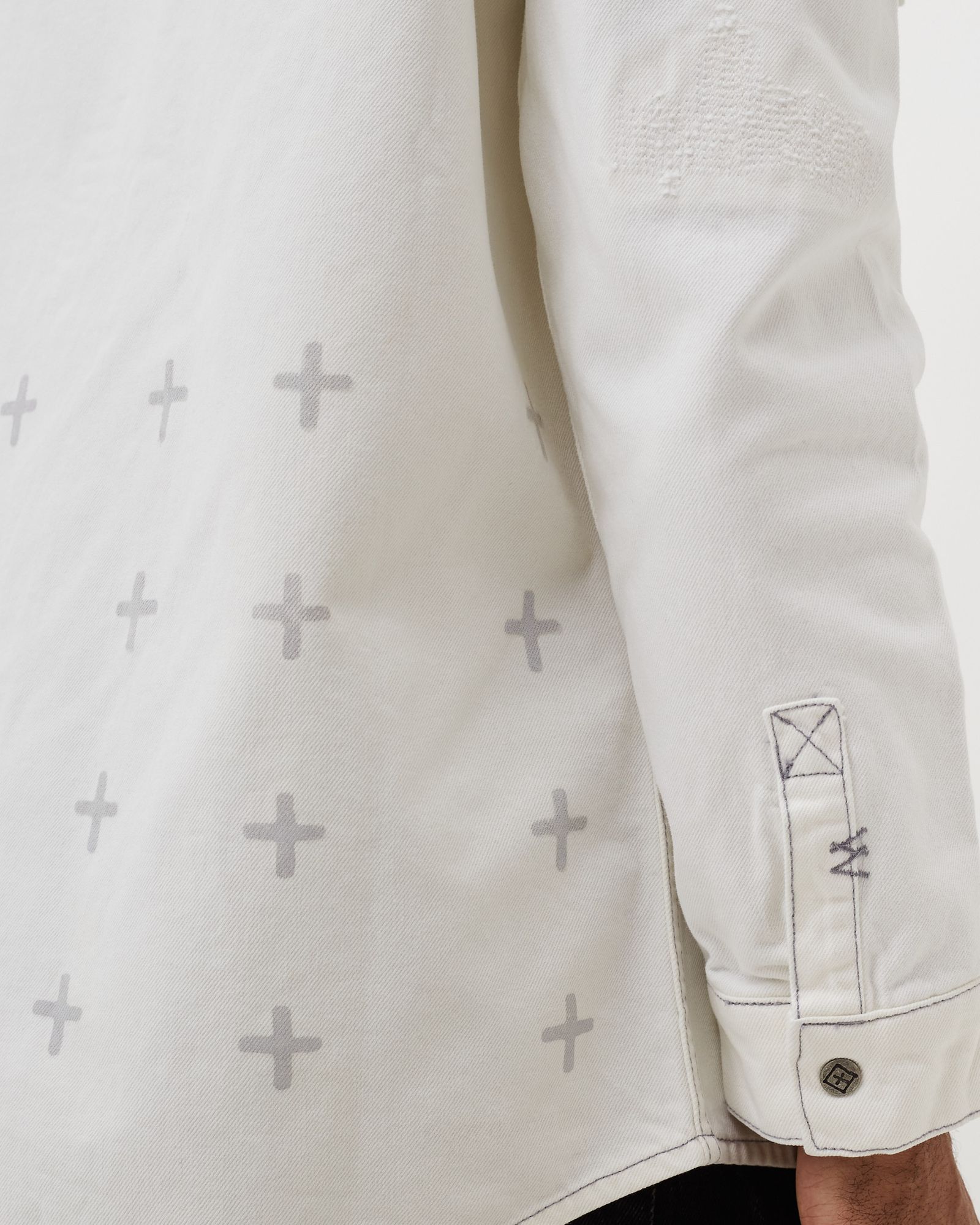 snakebite shirt ivory