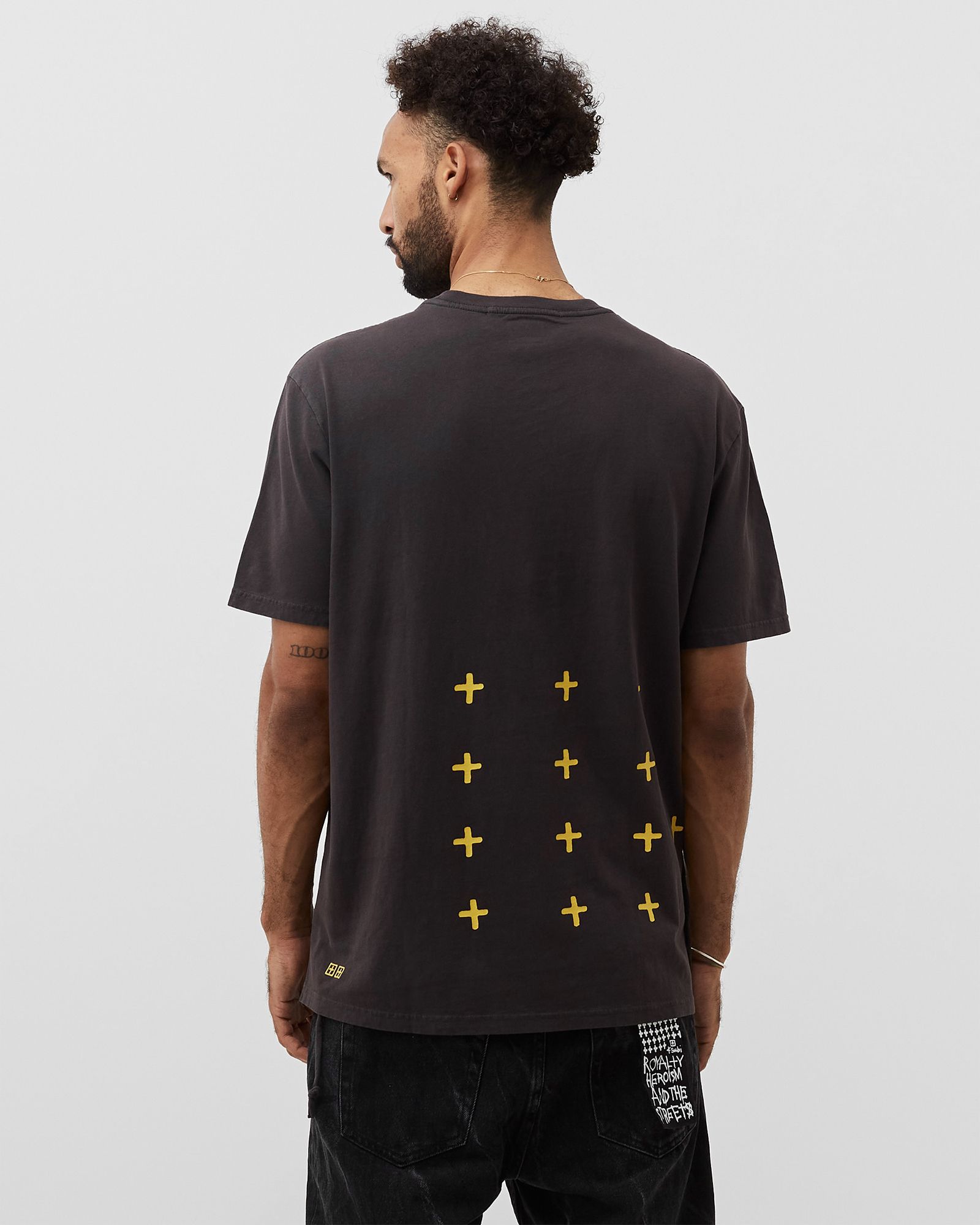 devil kash ss tee faded black