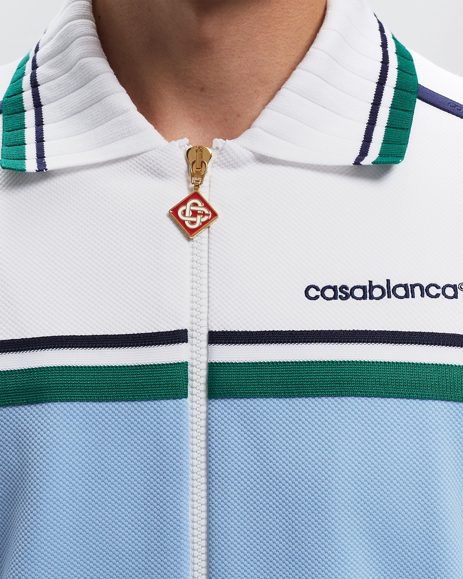 MENS CONTRAST YOKE TRACK JACKET