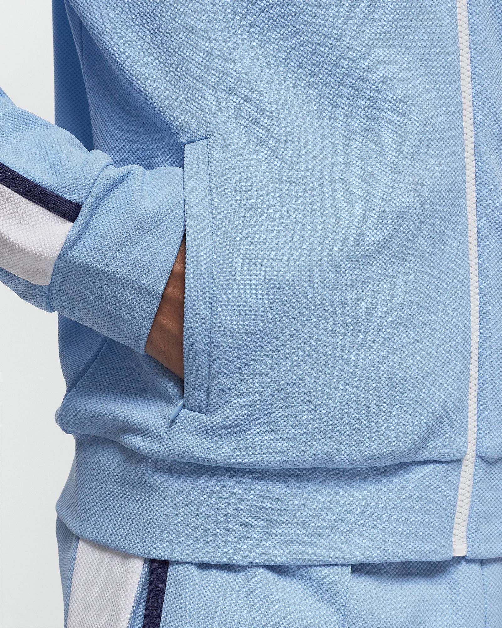 MENS CONTRAST YOKE TRACK JACKET