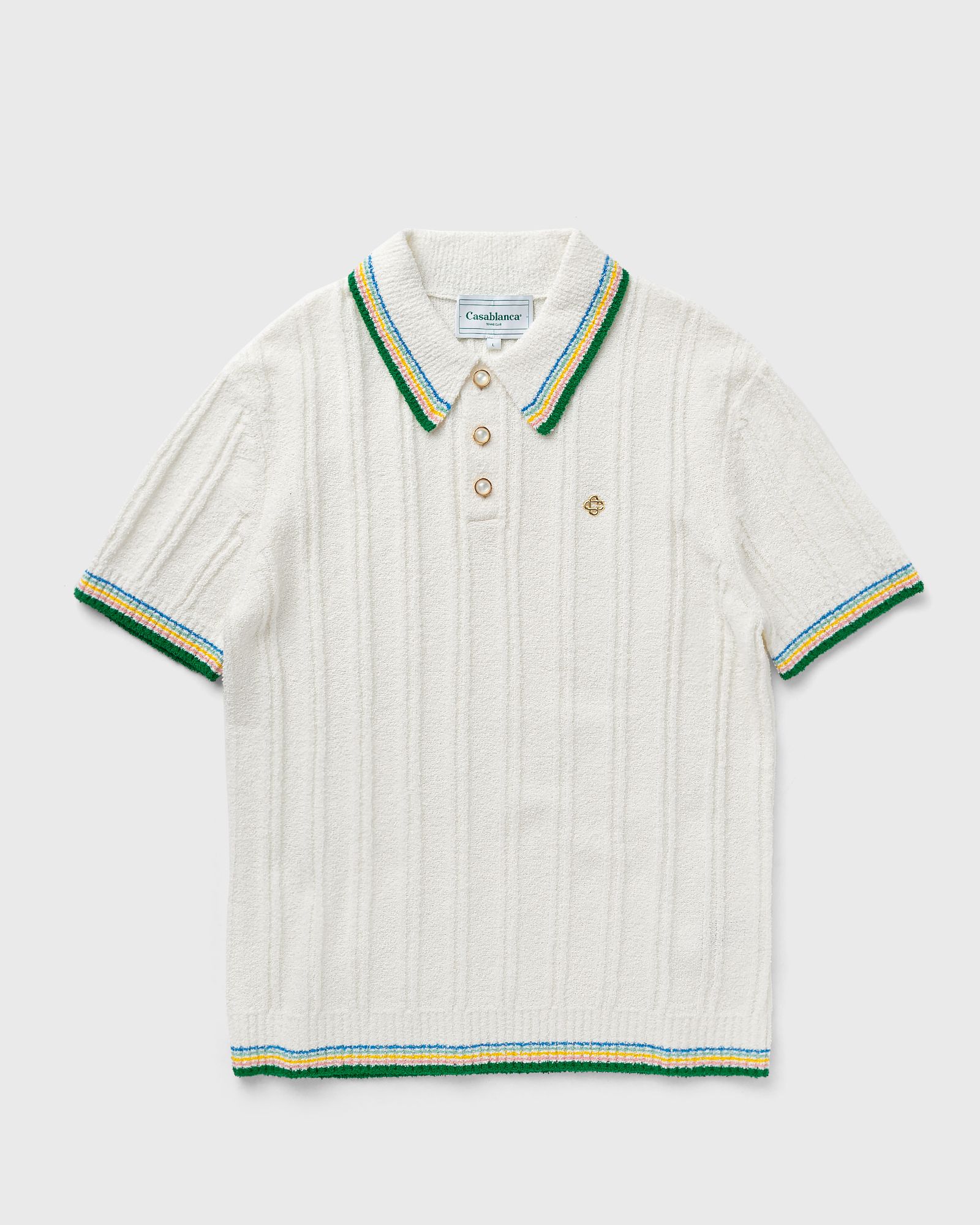 RIB EFFECT BOUCLE POLO