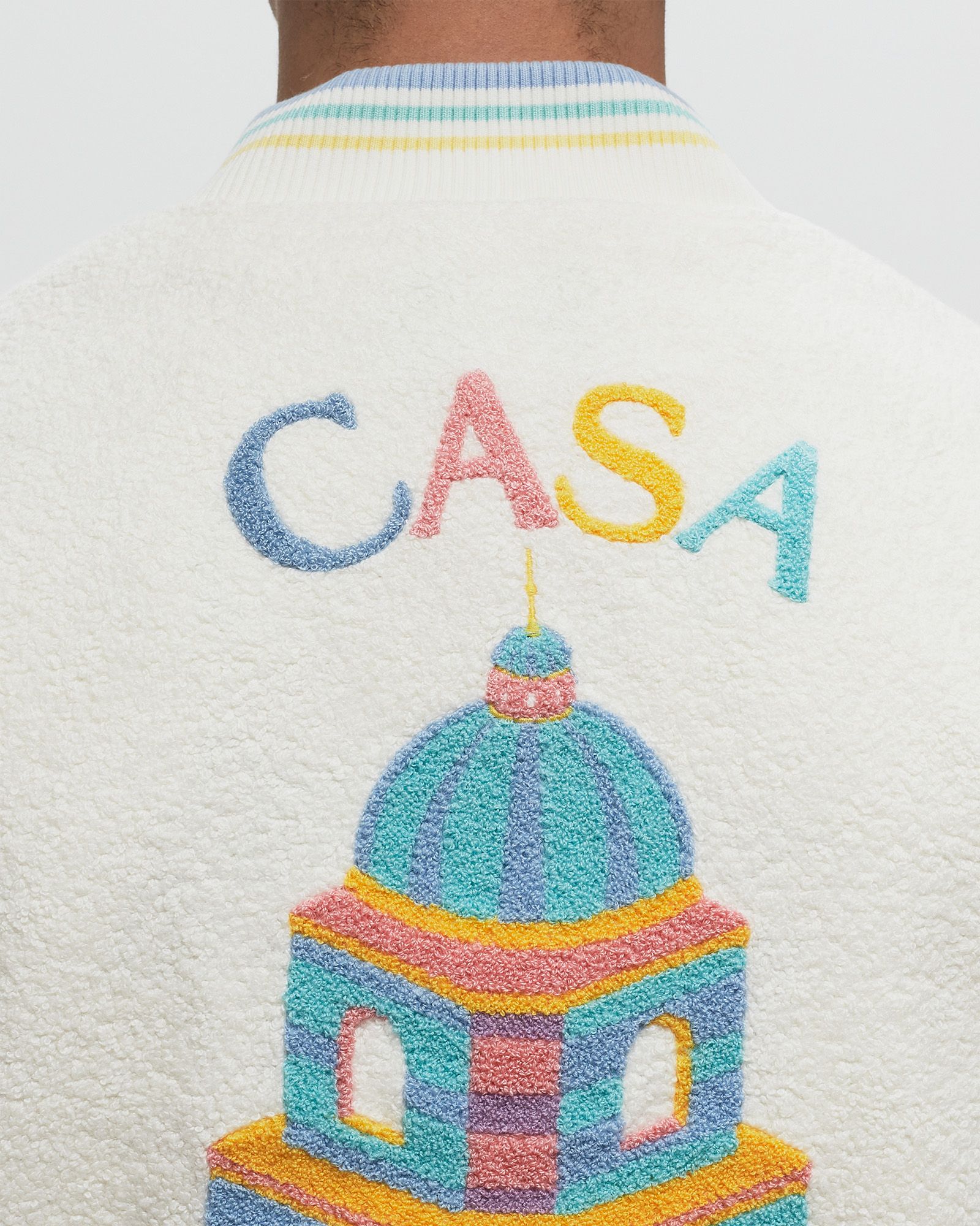 MAISON PASTELLE EMBROIDERED BOMBER JACKET