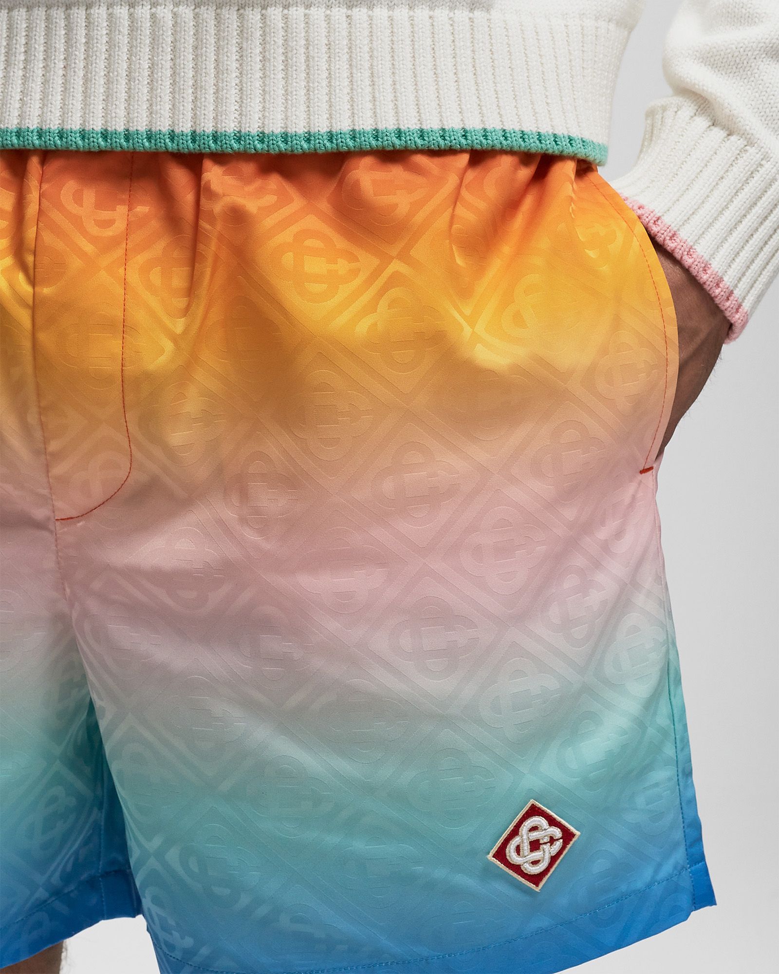 MENS JACQUARD SWIM SHORTS