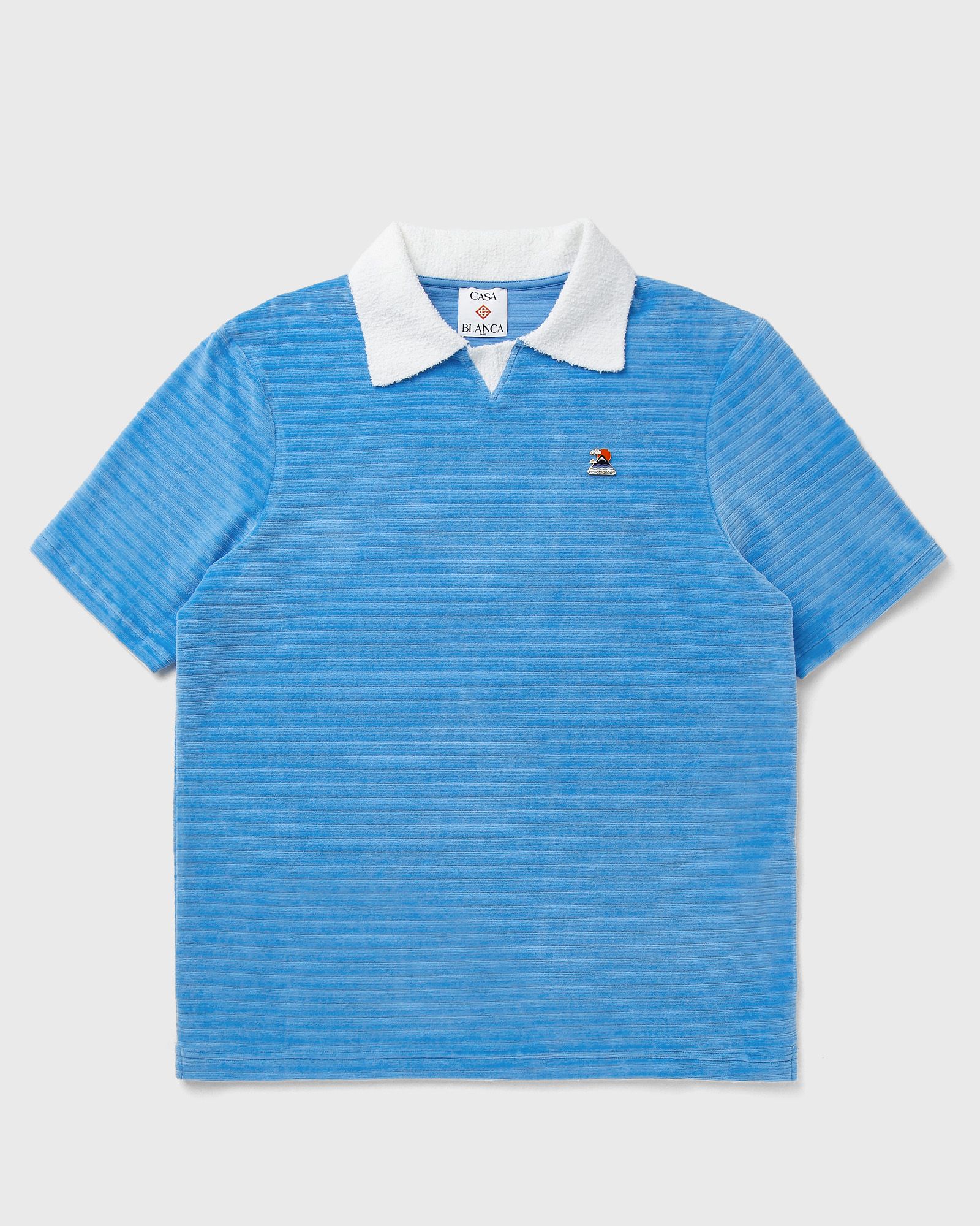 SHORT SLEEVE VELOUR POLO
