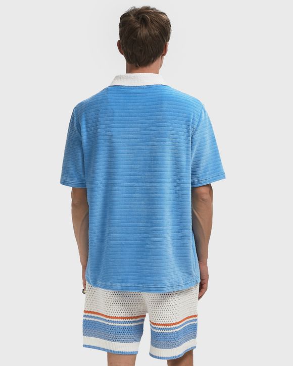 SHORT SLEEVE VELOUR POLO