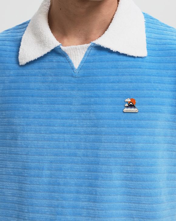 SHORT SLEEVE VELOUR POLO