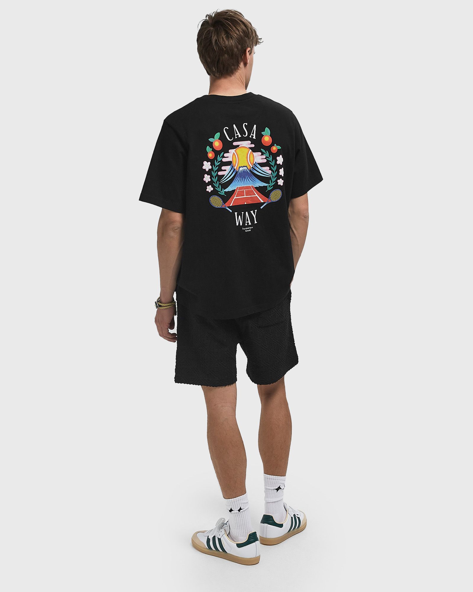 CASA WAY MOUNTAIN PRINTED T-SHIRT