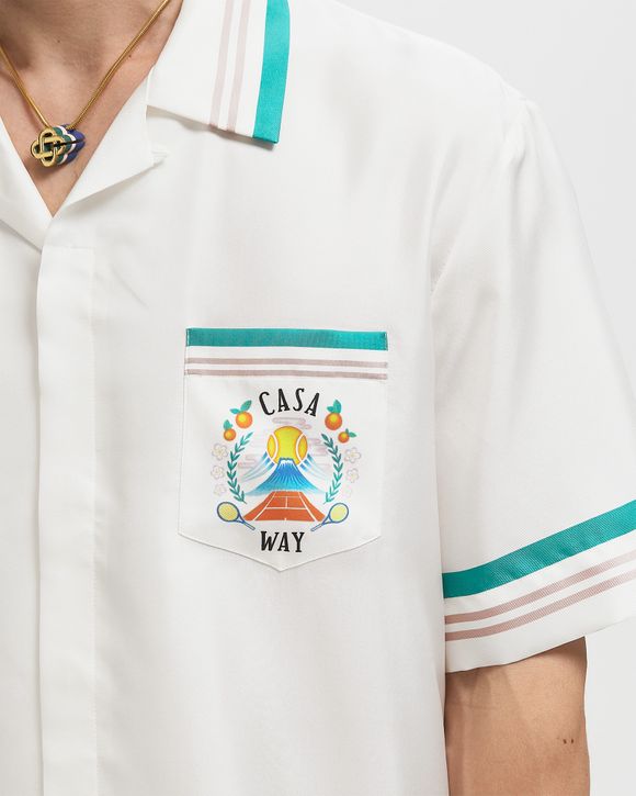 CUBAN COLLAR SHORT SLEEVE SHIRT