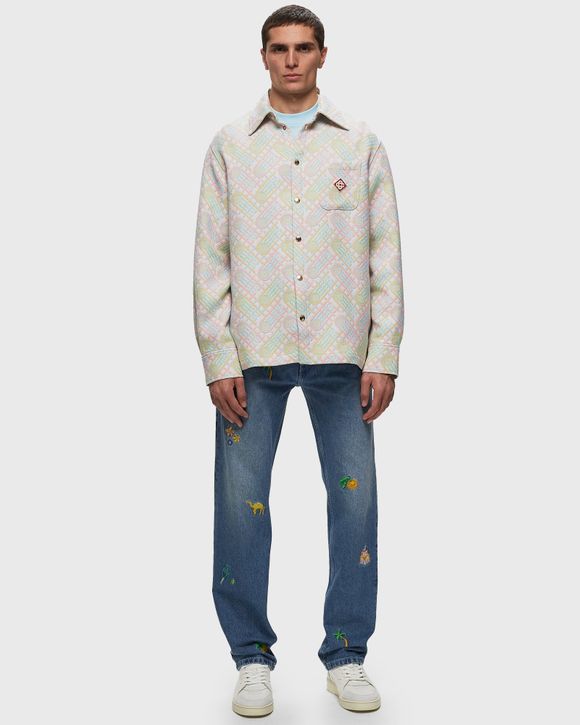 JACQUARD SHIRT JACKET