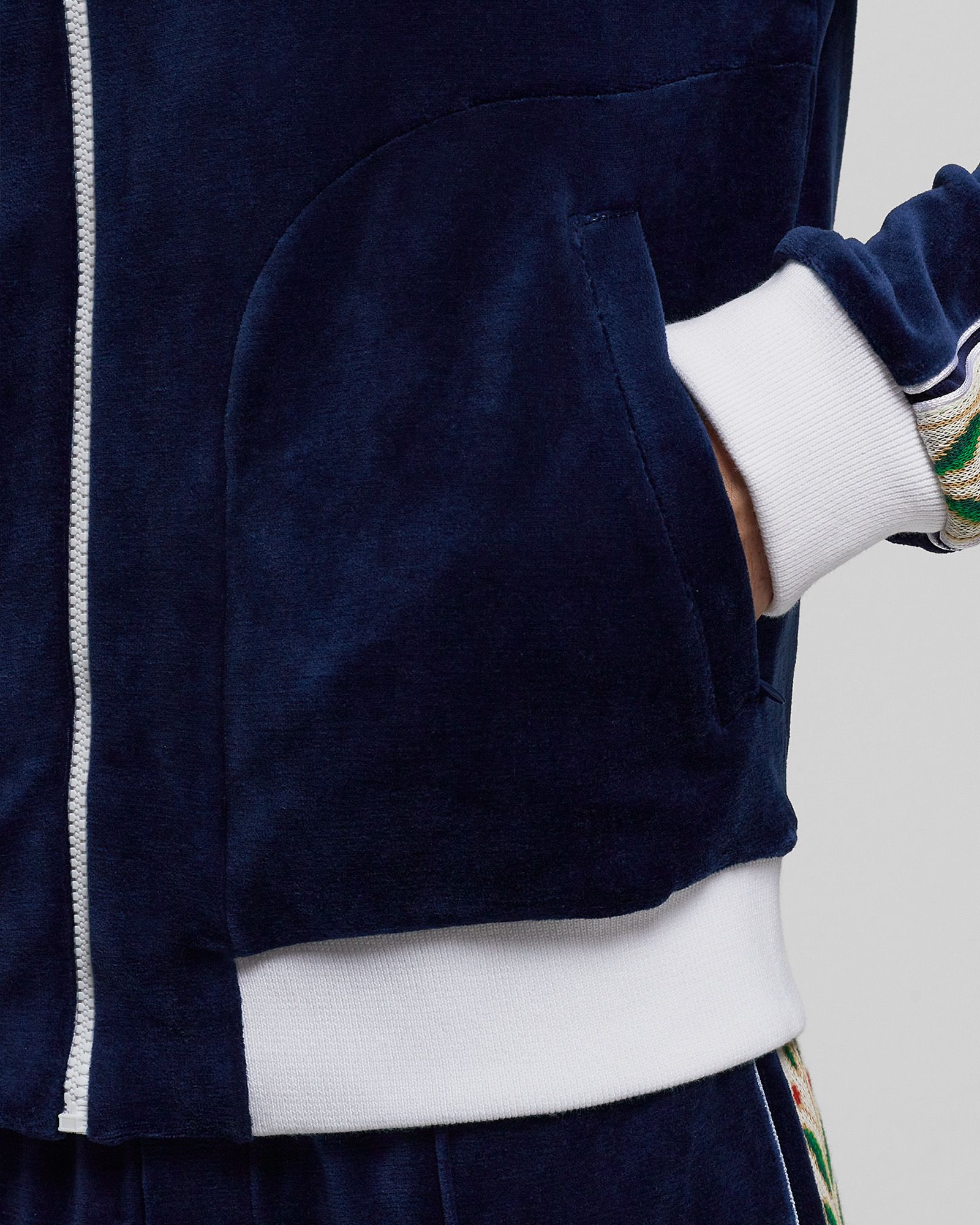 MENS VELOUR LAUREL TRACK JACKET