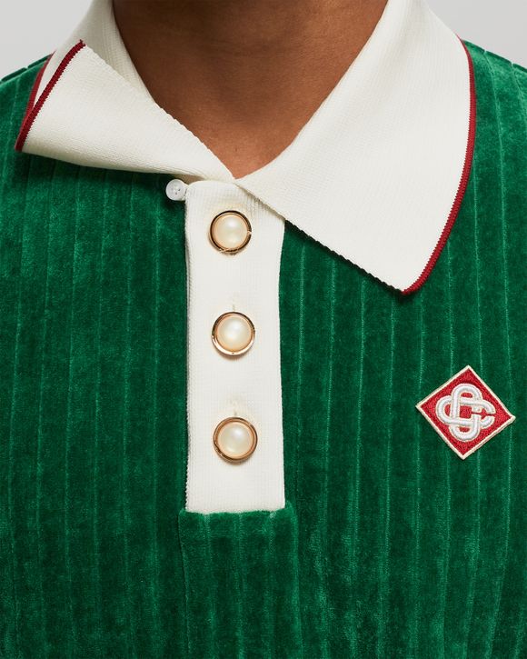 RIB VELOUR POLO