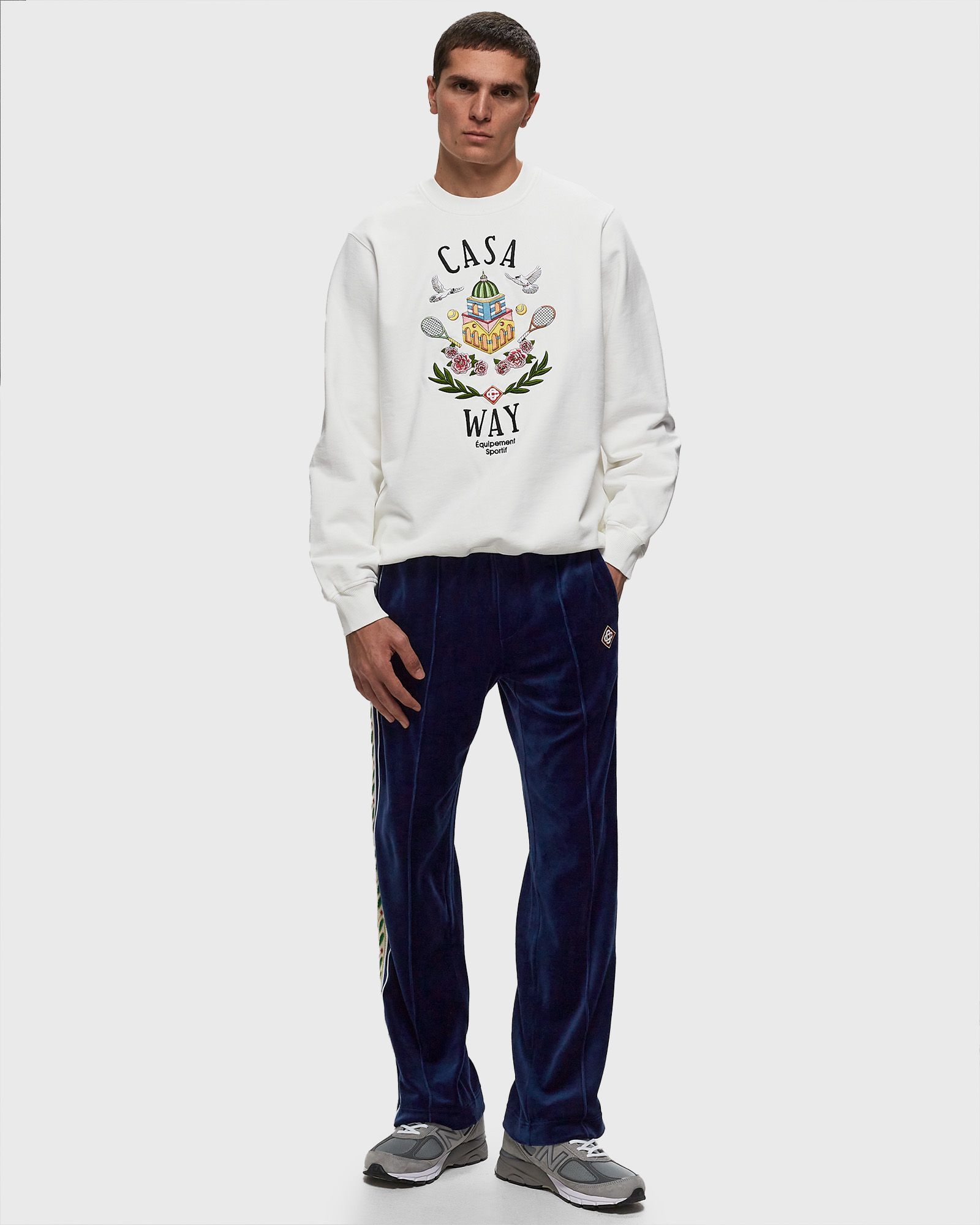 MENS VELOUR LAUREL TRACK PANTS