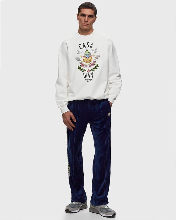 MENS VELOUR LAUREL TRACK PANTS