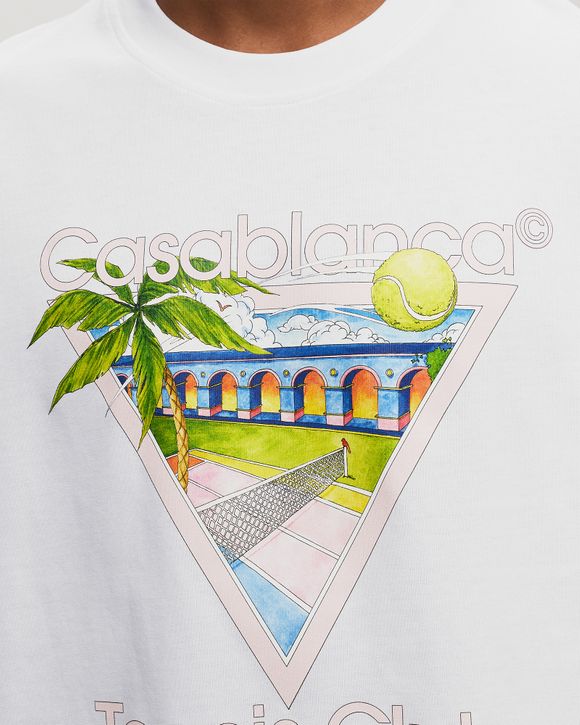 Casablanca｜TOPS (Tennis Club Icon Screen T-Shirt (UMPS Tennis Club Icon T-Shirt | Casablanca Paris