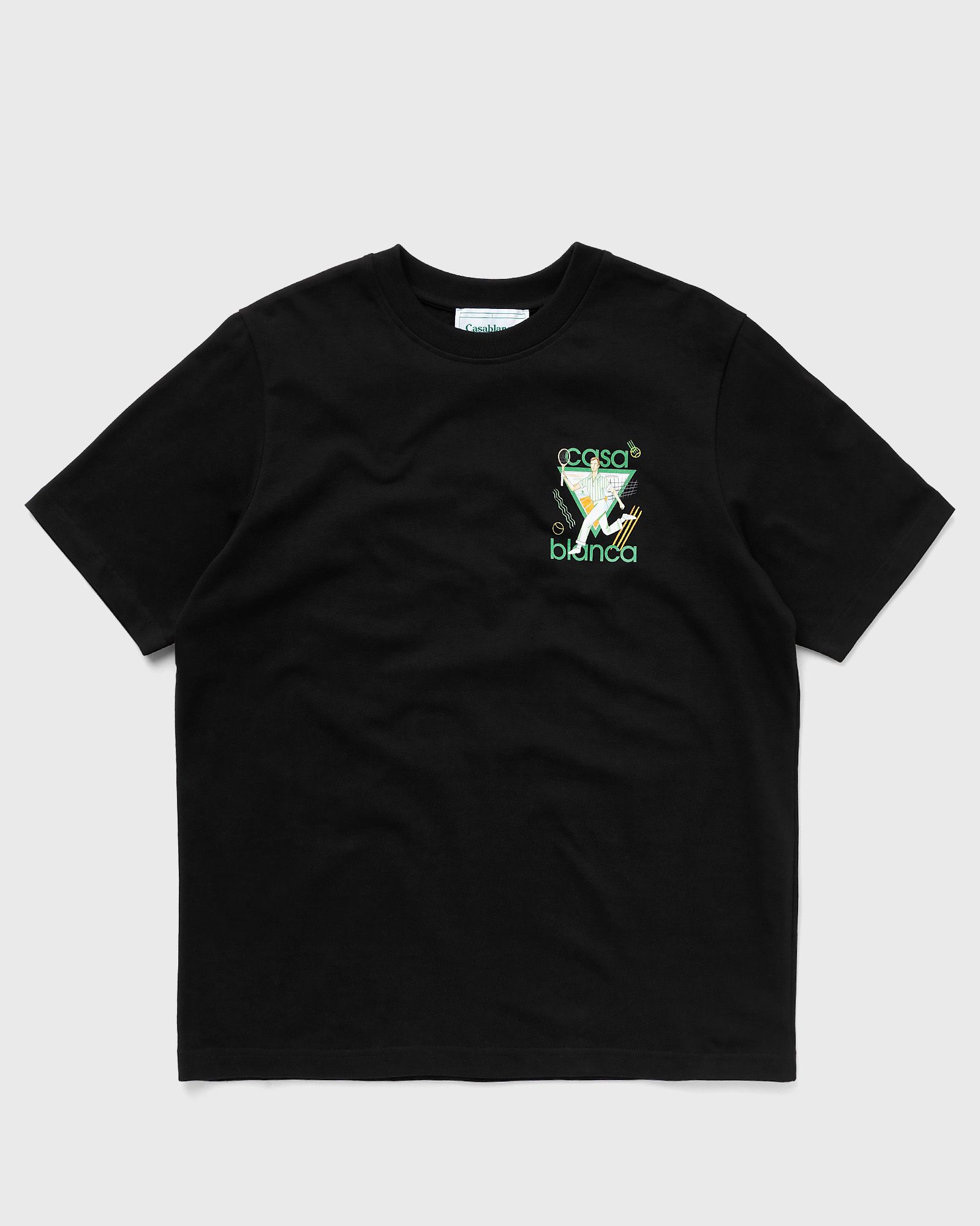 Casablanca - le jeu printed unisex t-shirt men shortsleeves black in größe:3xl