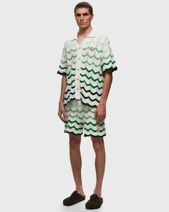 GRADIENT WAVE TEXTURE SHORTS