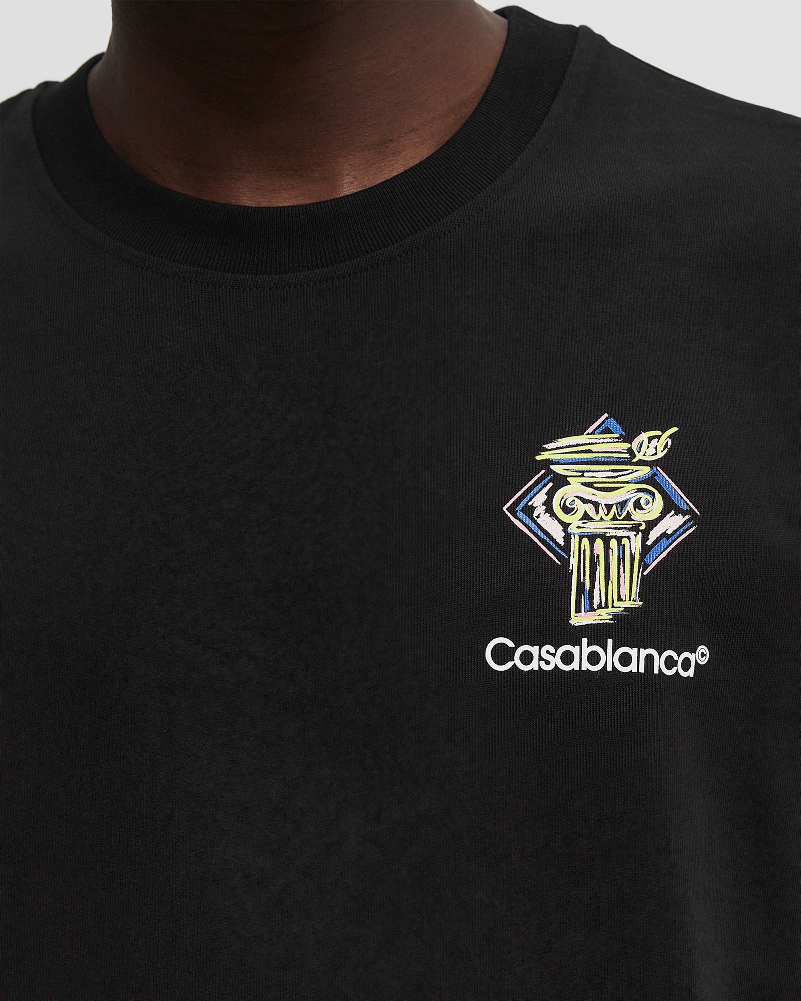 DIAMOND COLUMN PRINTED TEE