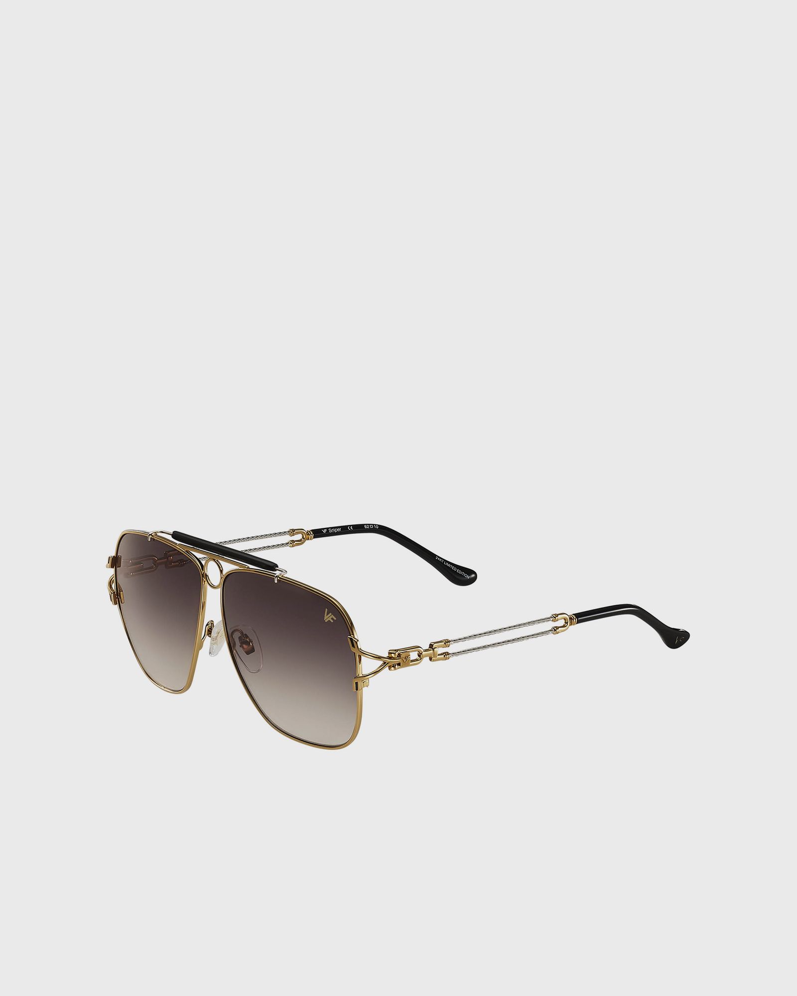 Sniper 24KT Two-Tone Yellow Gold