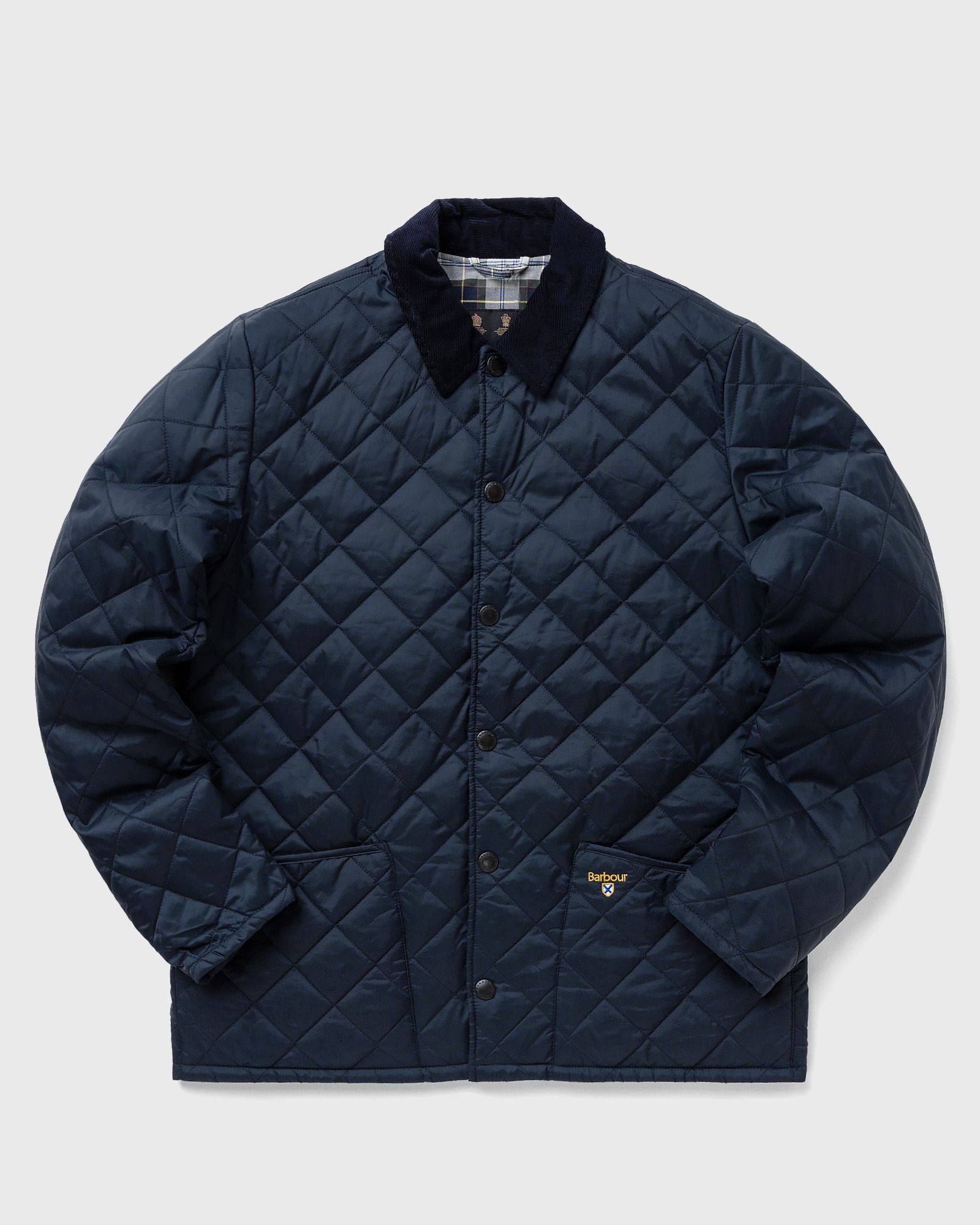 Barbour - crested her quilt men coats blue in größe:l