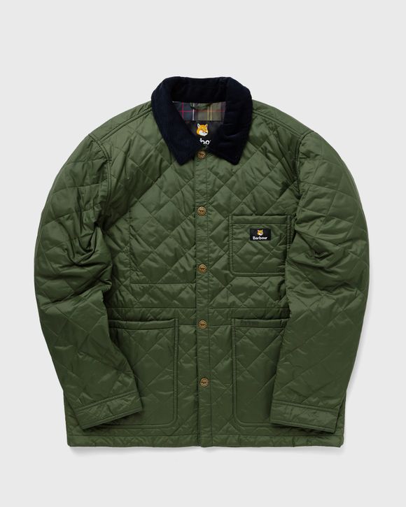 Barbour Barbour X Maison Kitsune Kenning Quilt Green - GREEN