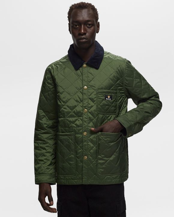 Barbour Barbour X Maison Kitsune Kenning Quilt Green | BSTN Store